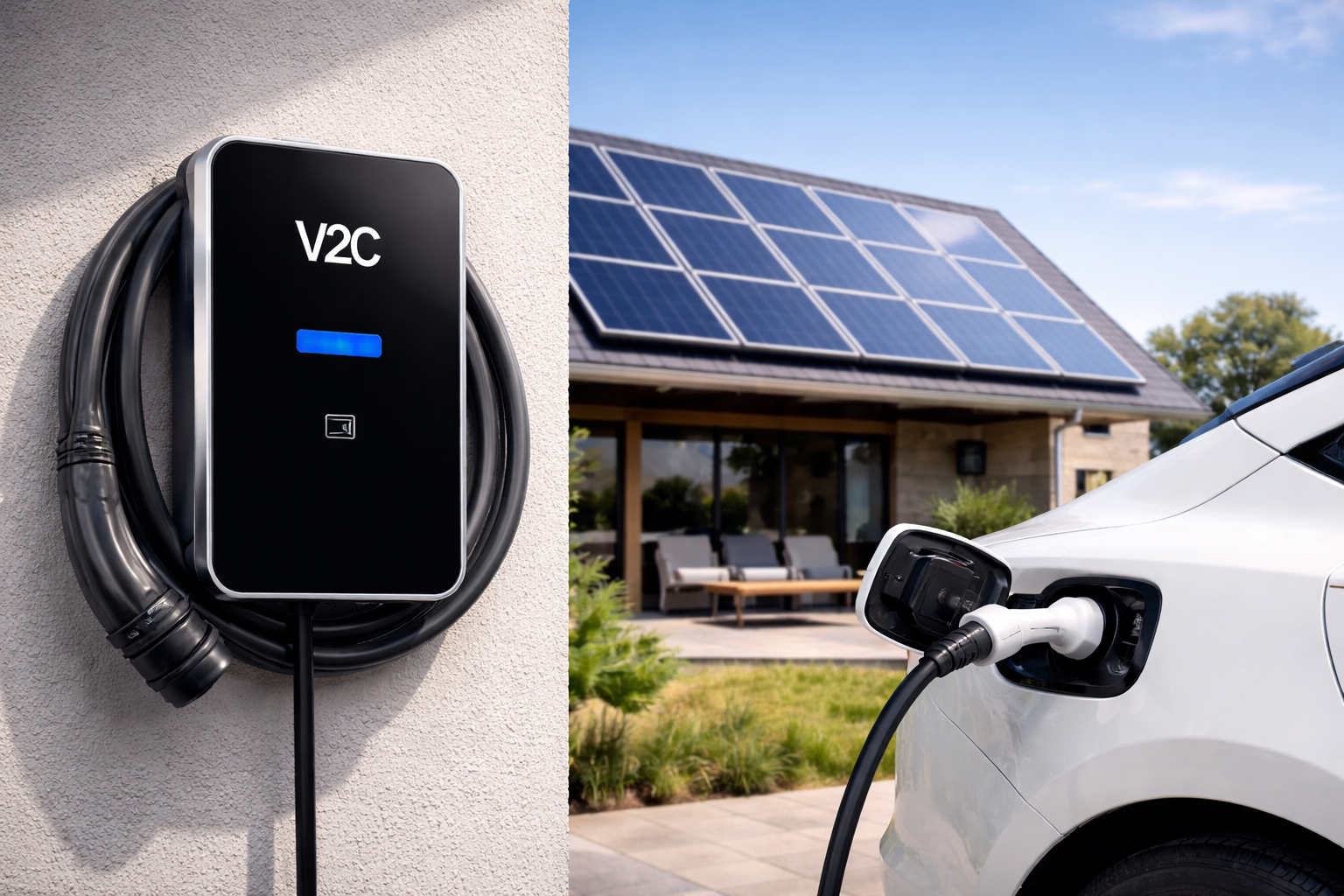 Cargador V2C Trydan para coche eléctrico